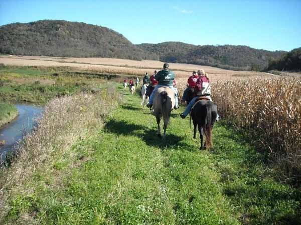 Horse trai at Winnebago Valley Hideaway