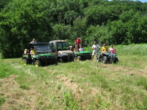 Atv trails at Winnebago Valley Hideaway